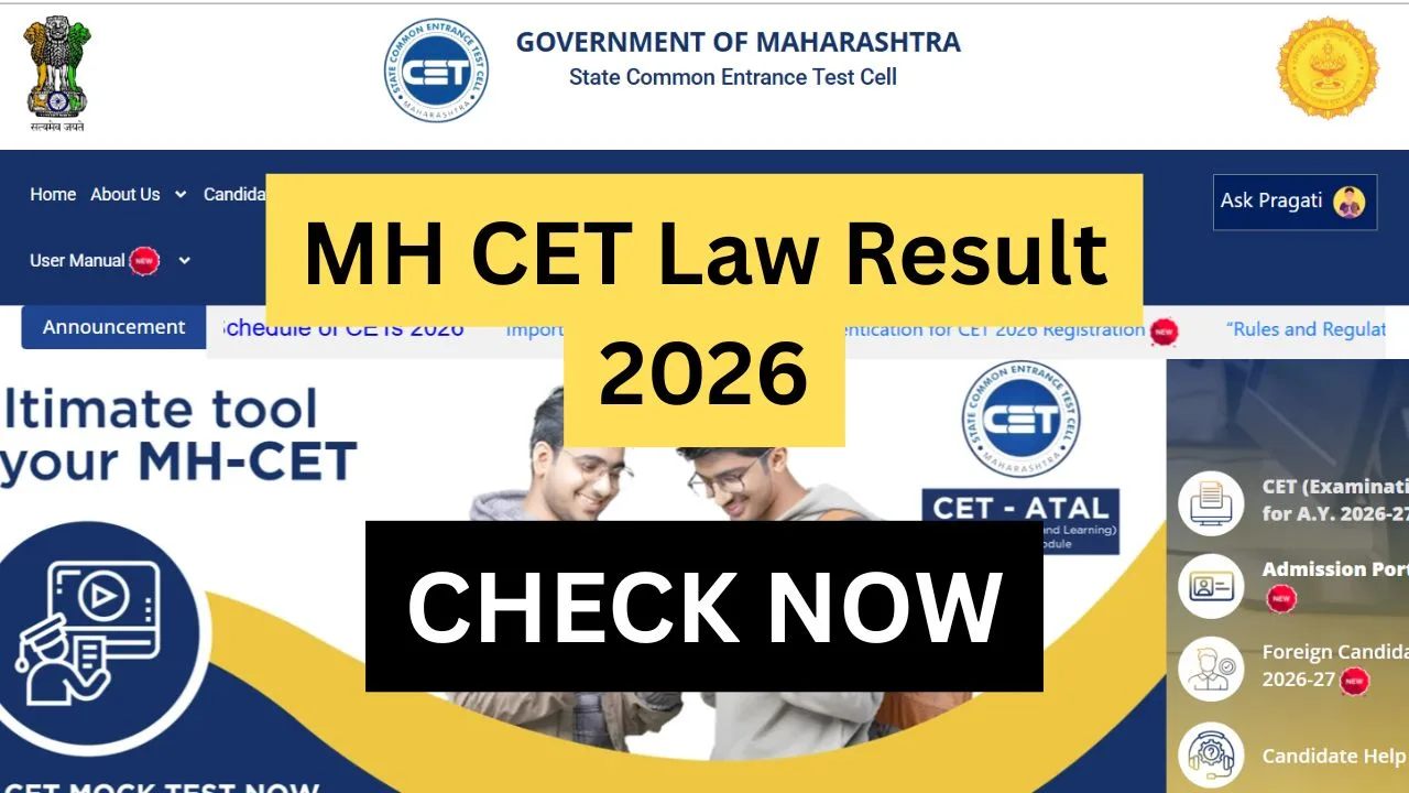 MH CET Law Result 2026
